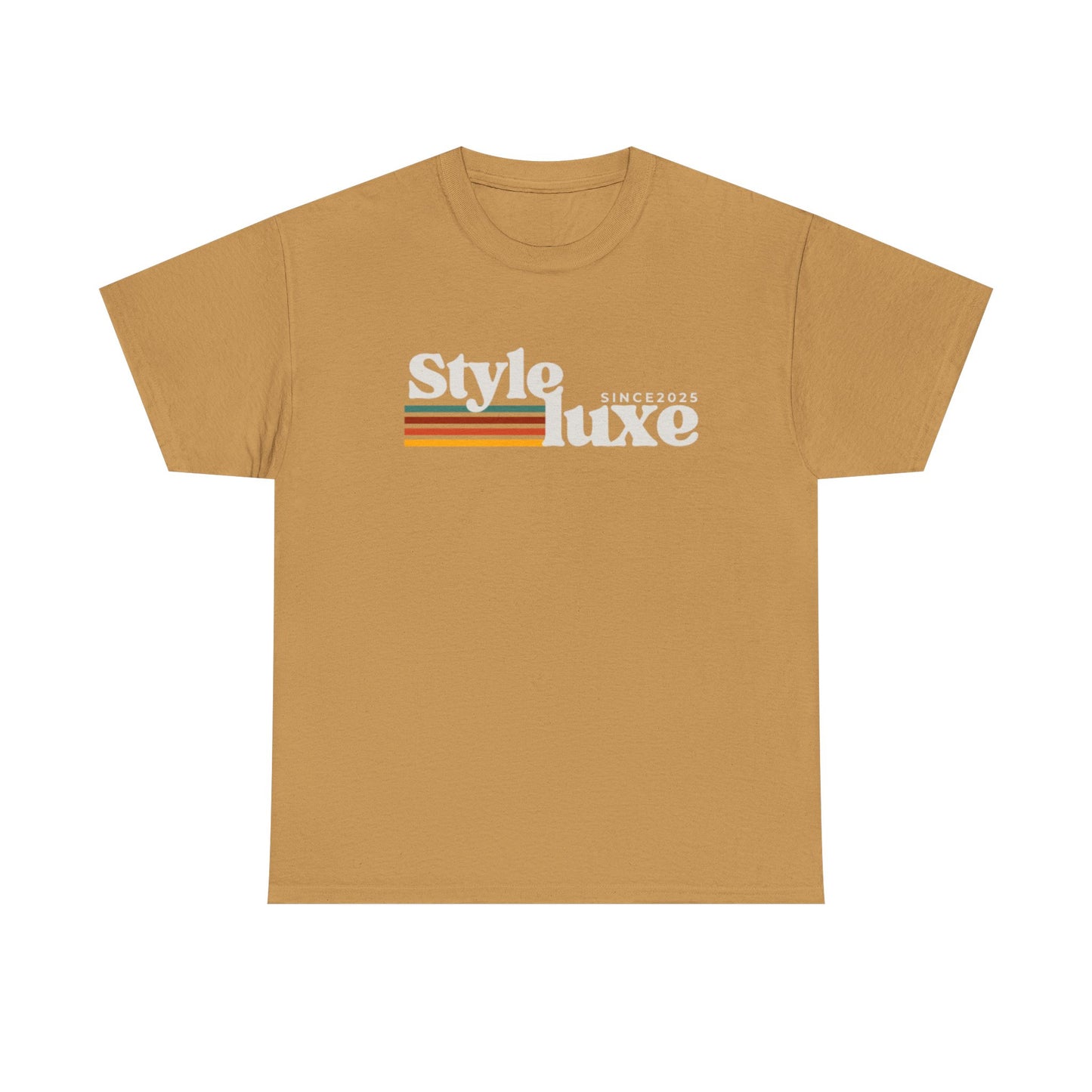 Trendy Unisex Heavy Cotton Tee - 'Style Luxe' Since 2025 Graphic