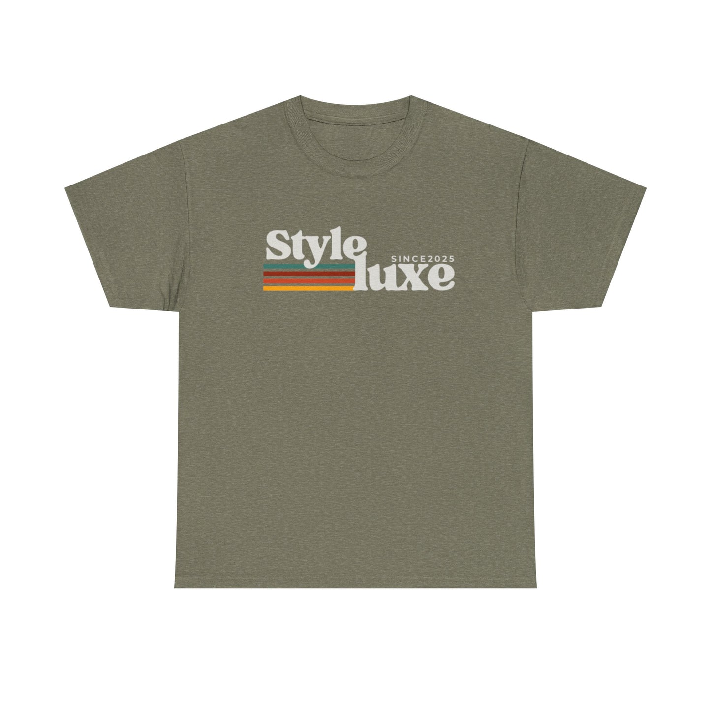 Trendy Unisex Heavy Cotton Tee - 'Style Luxe' Since 2025 Graphic