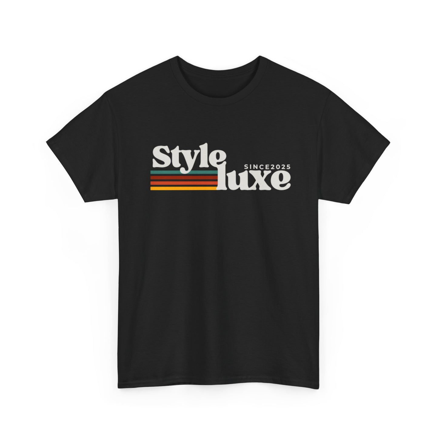 Trendy Unisex Heavy Cotton Tee - 'Style Luxe' Since 2025 Graphic