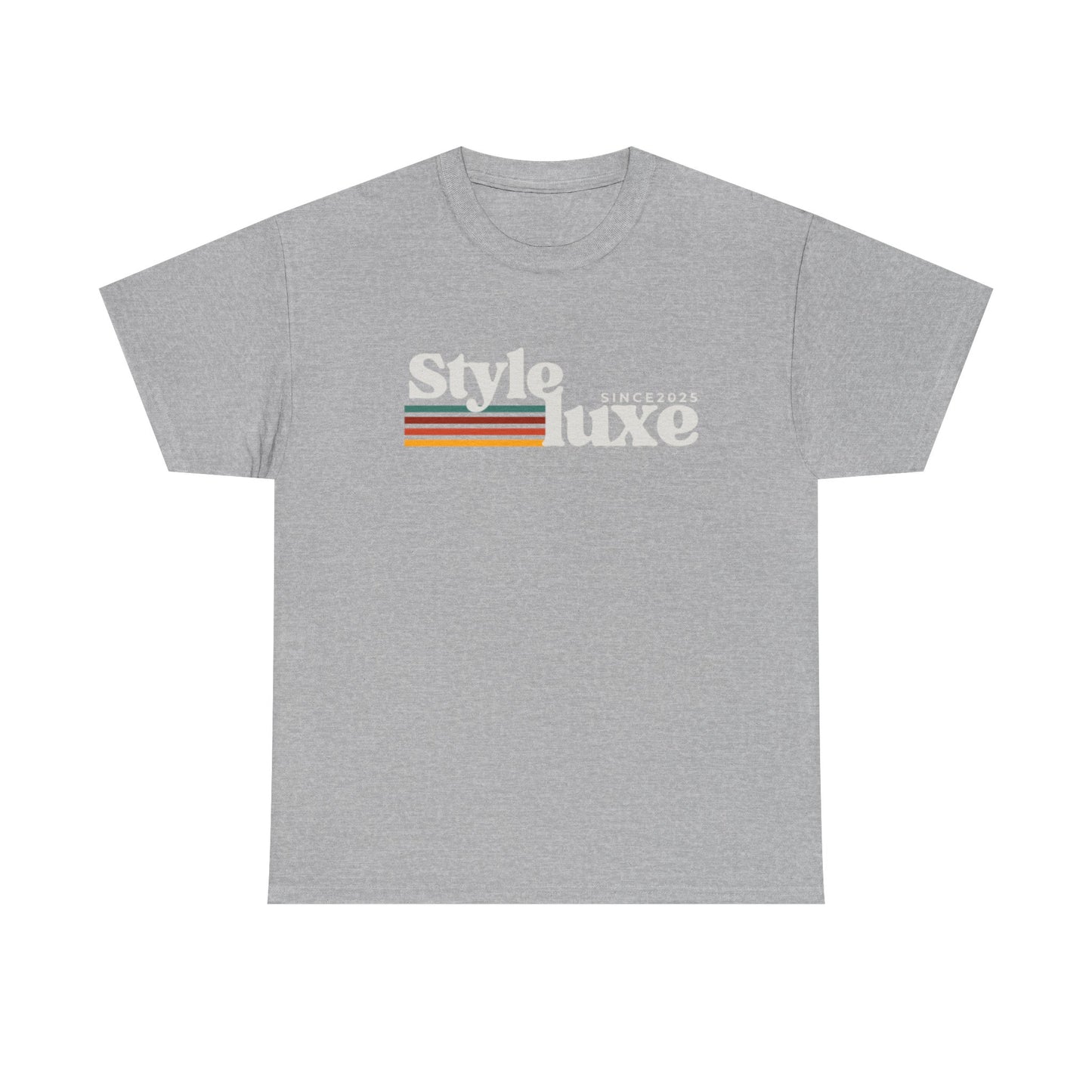 Trendy Unisex Heavy Cotton Tee - 'Style Luxe' Since 2025 Graphic