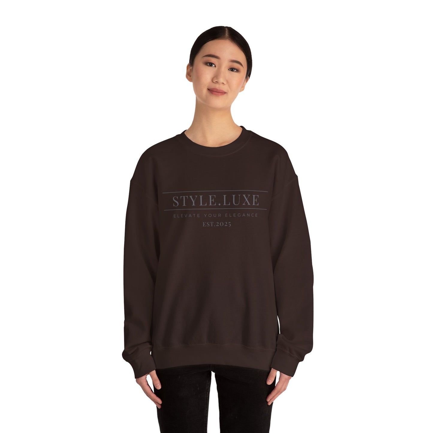 Styluxe 2025 Unisex Heavy Blend Crewneck Sweatshirt - Cozy & Stylish
