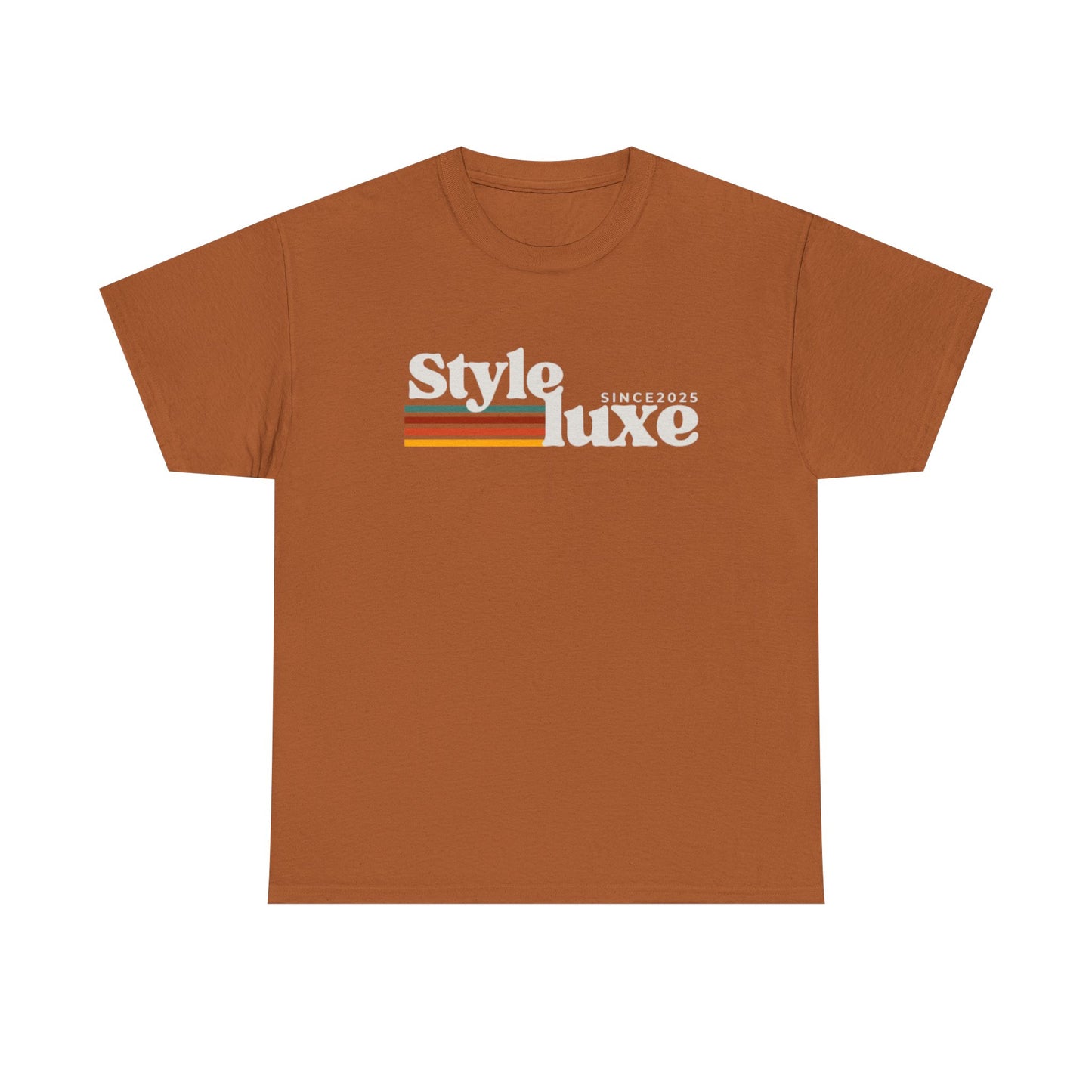 Trendy Unisex Heavy Cotton Tee - 'Style Luxe' Since 2025 Graphic