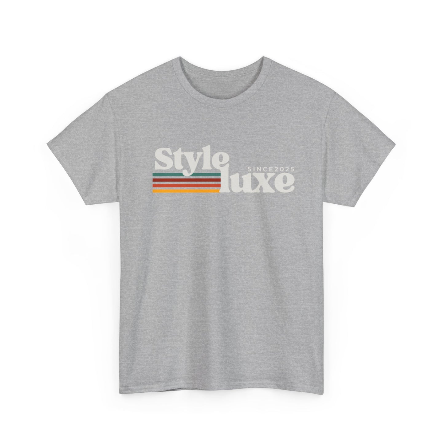 Trendy Unisex Heavy Cotton Tee - 'Style Luxe' Since 2025 Graphic