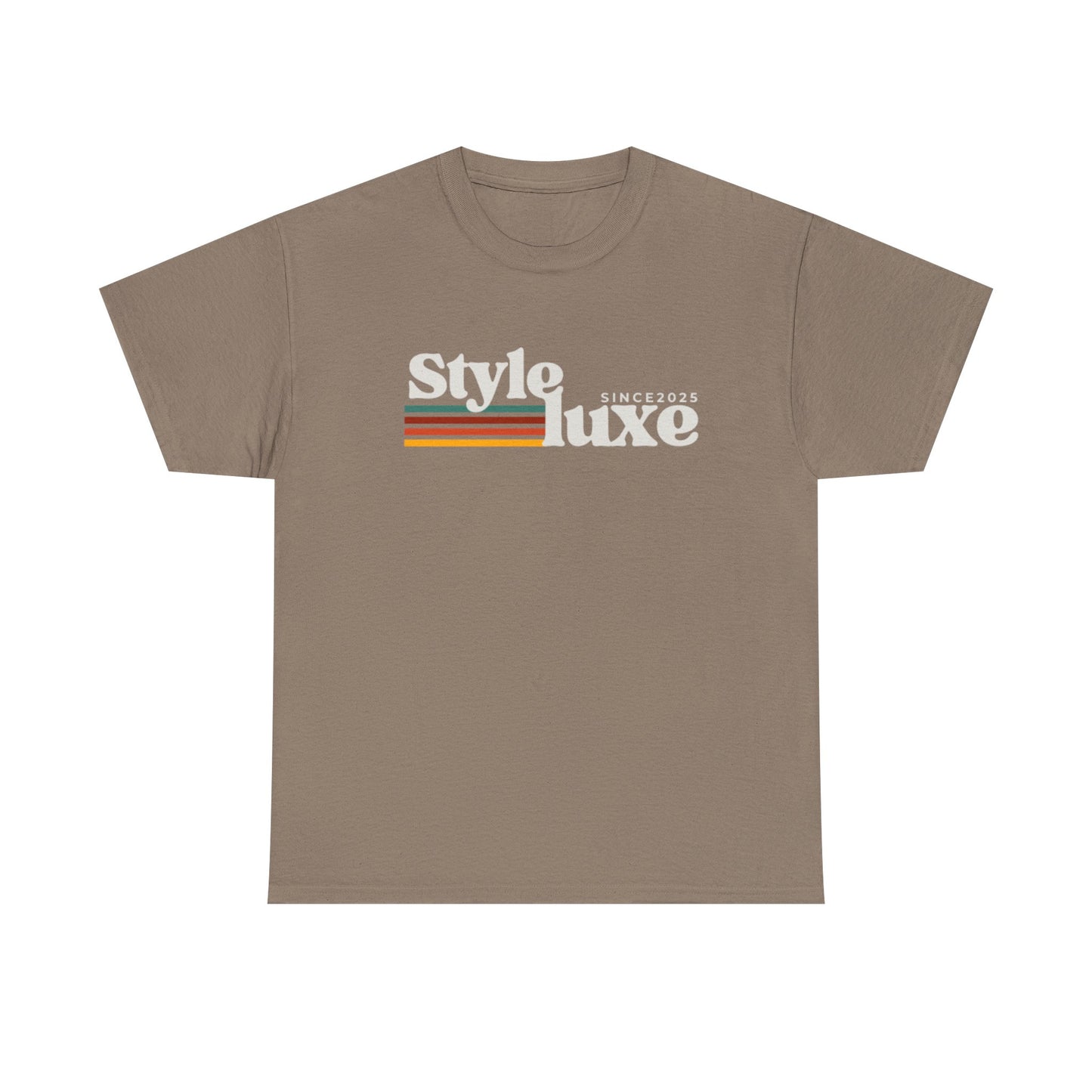 Trendy Unisex Heavy Cotton Tee - 'Style Luxe' Since 2025 Graphic