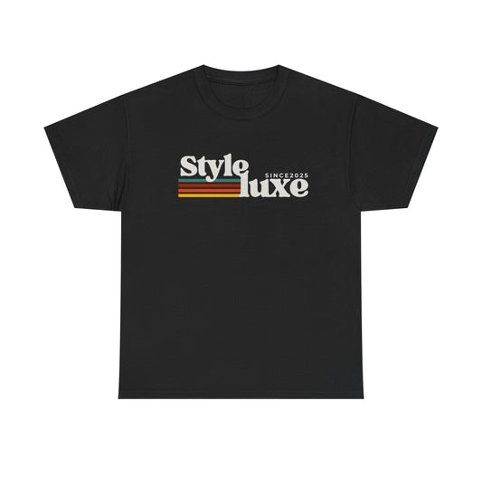 Trendy Unisex Heavy Cotton Tee - 'Style Luxe' Since 2025 Graphic