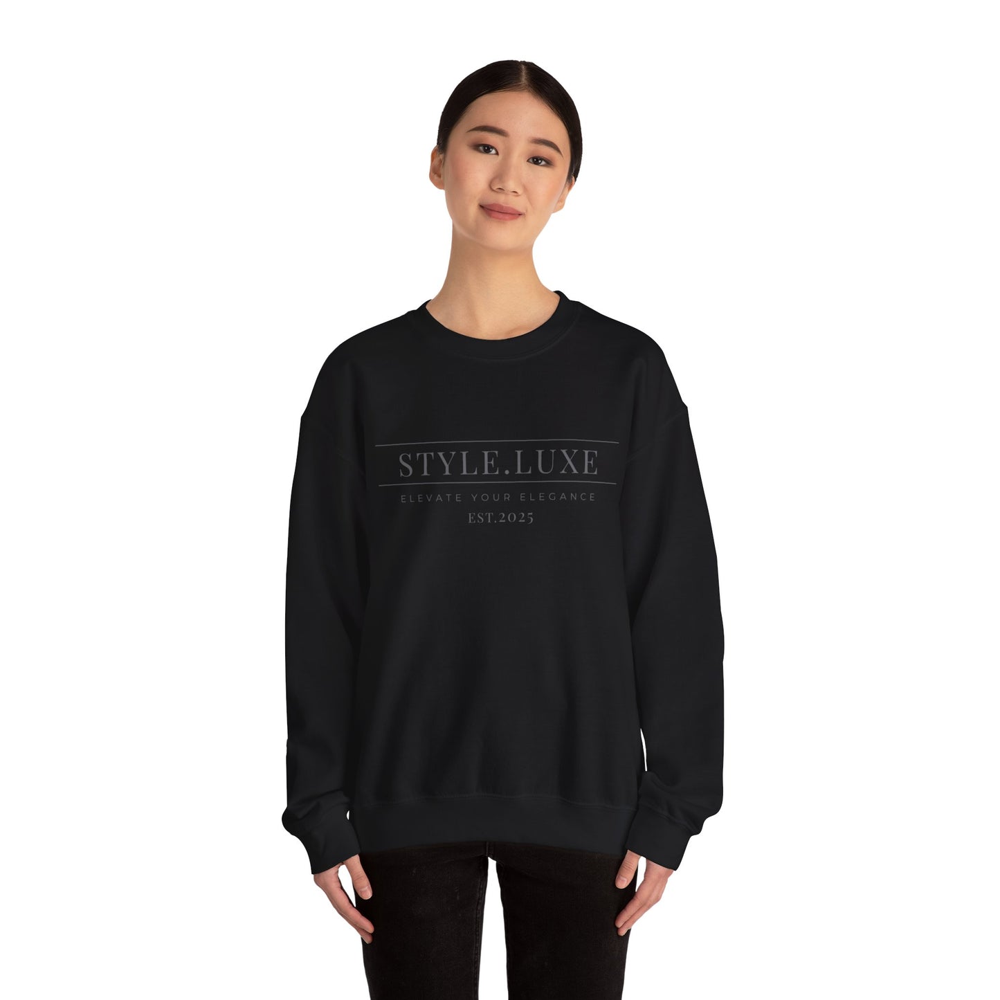 Styluxe 2025 Unisex Heavy Blend Crewneck Sweatshirt - Cozy & Stylish
